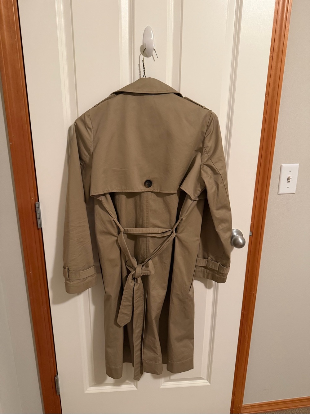 Classic Womens Khaki Trench Coat - Timeless Outerwear